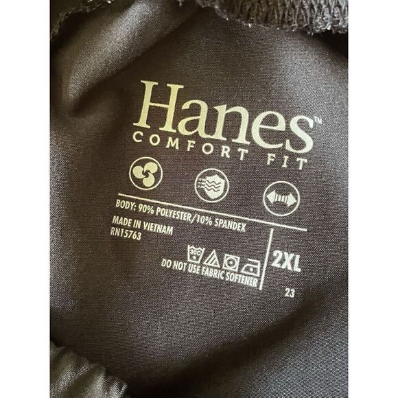 Hanes Women’s Black Comfort Fit StretchCargo Joggers Size 2XL - Picture 5 of 7